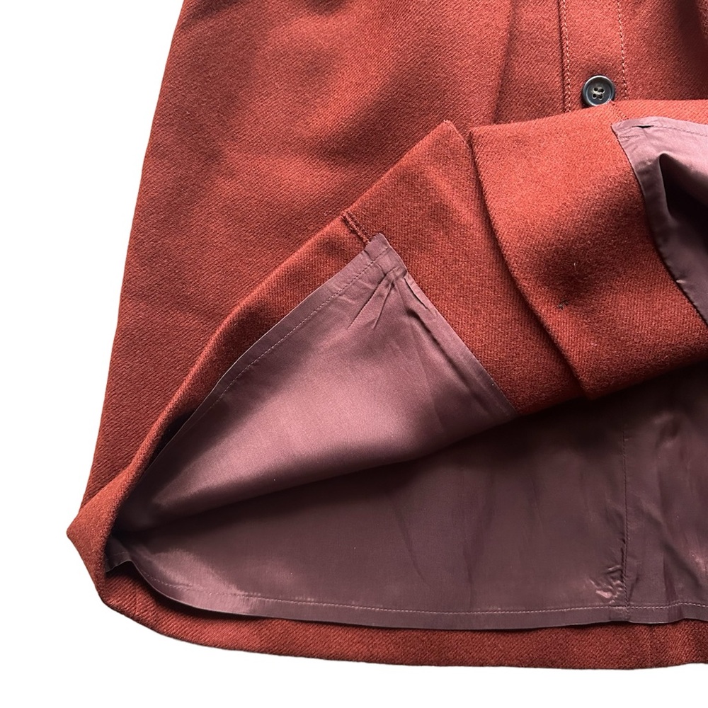 J.Crew Women’s Rust Wool A-Line Skirt - Picture 3 of 7
